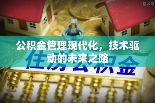 贷款公积金管理现代化，技术驱动的未来之路